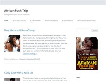 Tablet Screenshot of africanfucktrip.com